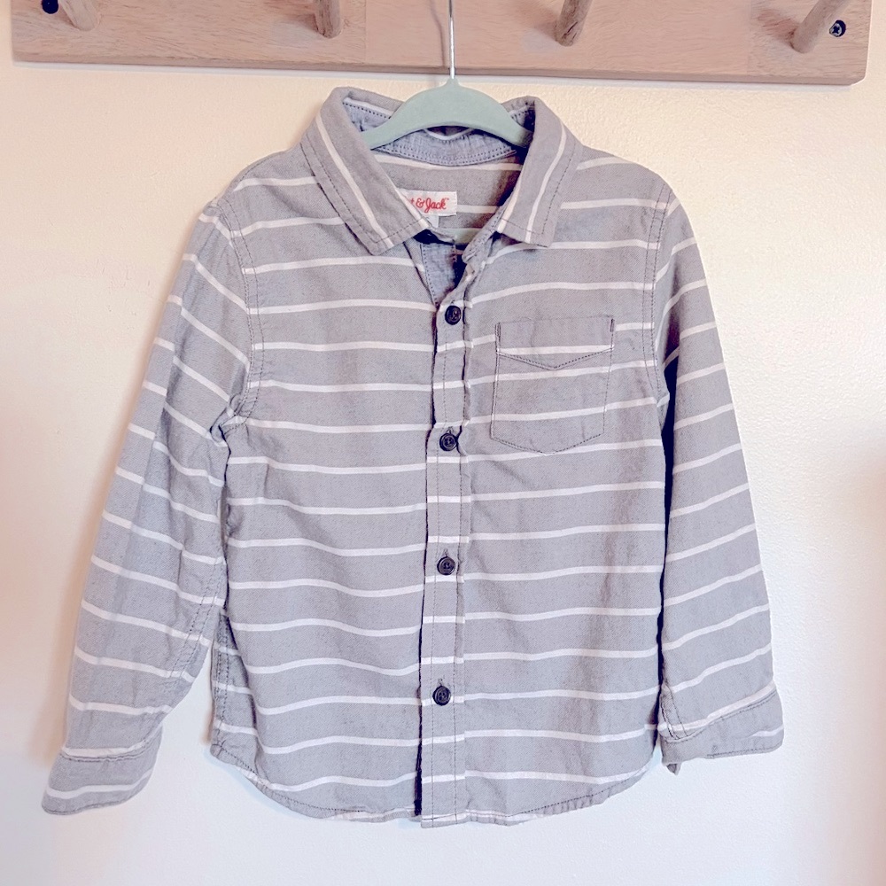 Cat & Jack Kids Flannel Button Down Size 4T